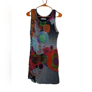 Colorful Sleeveless Patterned Top